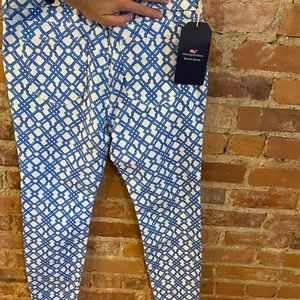Vineyard Vines Lattice Print Jeans Size 8